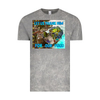 Cloud Rock let us thank hım for our food Vintage Tee - TumblerDesignByShophia