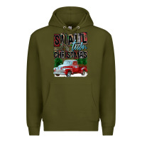 Army Green Small Town Christmas Premium Hoodie - FaDigitalArtStudio