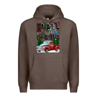 Coffee Small Town Christmas Premium Hoodie - FaDigitalArtStudio