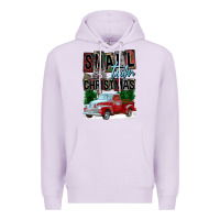 Lilac Small Town Christmas Premium Hoodie - FaDigitalArtStudio