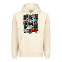 Sandshell Small Town Christmas Premium Hoodie - FaDigitalArtStudio
