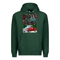 Sports Green Small Town Christmas Premium Hoodie - FaDigitalArtStudio