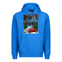 True Royal Small Town Christmas Premium Hoodie - FaDigitalArtStudio