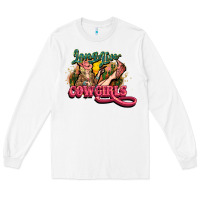 White Long life Cowgirls Long Sleeve Tee - HowdyJamesFarm