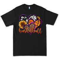 Black basketball hearts Premium Tee - Jasminsmagicworld