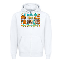 White i teach the cutest pumpkins in the patch Zipper Hoodie - CowhideDigitalArt