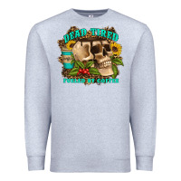 Heather Grey dead tired fueled by coffee Premium Sweatshirt - Artiststas