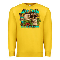 Lemon dead tired fueled by coffee Premium Sweatshirt - Artiststas