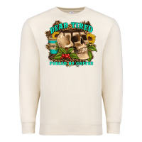Sandshell dead tired fueled by coffee Premium Sweatshirt - Artiststas