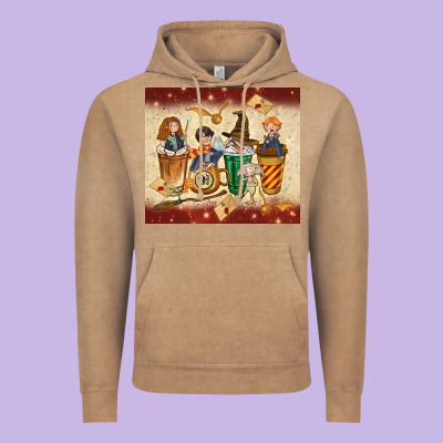 Wizards Coffee Cups Vintage Hoodie Designed By Tumblerdesignbyshophia