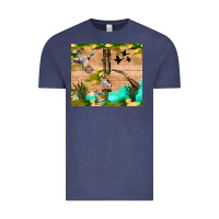 Vintage Denim hunting life Vintage Tee - TumblerDesignByShophia