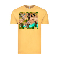 Vintage Mustard hunting life Vintage Tee - TumblerDesignByShophia