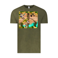 Vintage Olive hunting life Vintage Tee - TumblerDesignByShophia