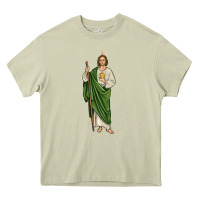 Mossy san judas1 Heavy Core Tee - JahusDesignShop