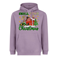 Lavender Small Town Christmas Heavyweight Hoodie - Artiststas