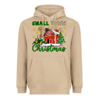 Mushroom Small Town Christmas Heavyweight Hoodie - Artiststas