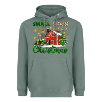 Sage Small Town Christmas Heavyweight Hoodie - Artiststas