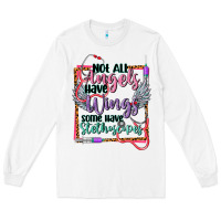 White cowgirl not all angels have wings Long Sleeve Tee - CowGirlArtShop