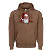 Chestnut i love a man with beard Zipper Hoodie - CowhideDigitalArt