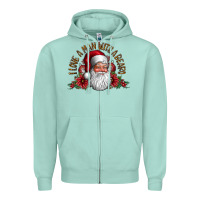 Seafoam i love a man with beard Zipper Hoodie - CowhideDigitalArt