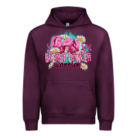 Mauve Wine breast cancer warrior Urban Hoodie - AdoDesignShop