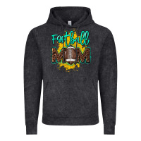 Vintage Black Football Mom Mother's Day Vintage Hoodie - HowdyJamesFarm