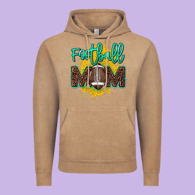 Football Mom Mother's Day Vintage Hoodie Designed By Howdyjamesfarm