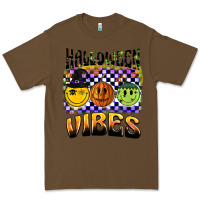 Cacao halloween vibes smiley face Premium Tee - BarkalooDesign