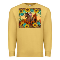 Antique Gold cowgirl Premium Sweatshirt - Artiststas