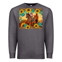 Charcoal Heather cowgirl Premium Sweatshirt - Artiststas
