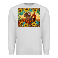 Dove Grey cowgirl Premium Sweatshirt - Artiststas