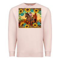 Pale Pink cowgirl Premium Sweatshirt - Artiststas