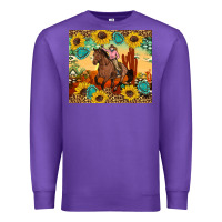Purple cowgirl Premium Sweatshirt - Artiststas