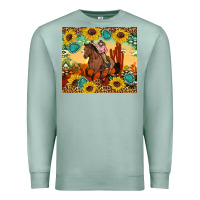 Seafoam cowgirl Premium Sweatshirt - Artiststas