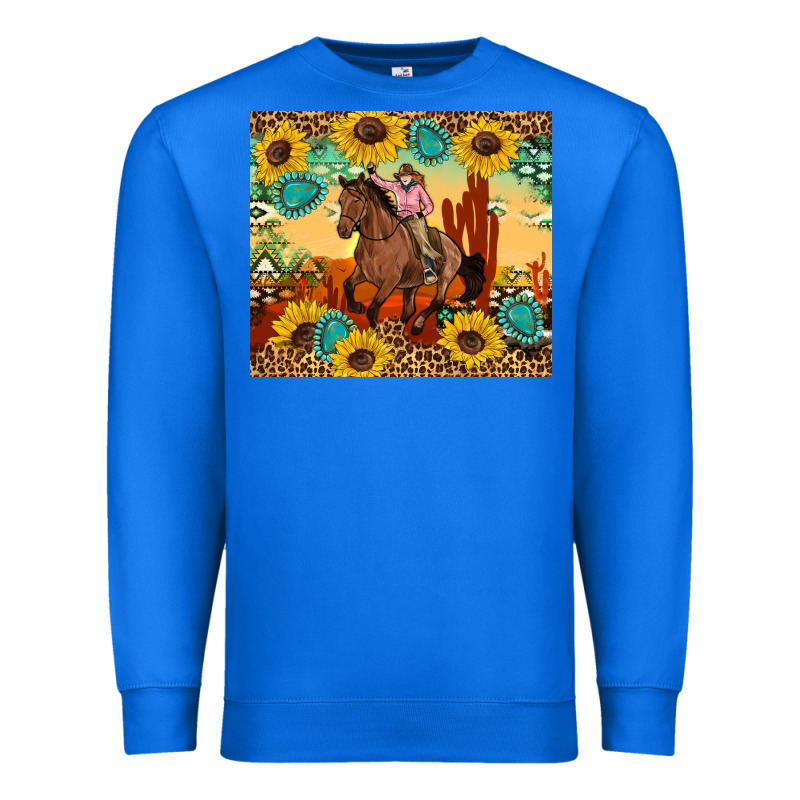 Cowgirl Premium Sweatshirt by Artiststas | Teevron