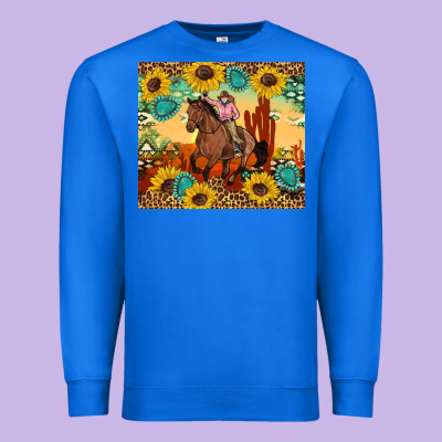 Cowgirl Premium Sweatshirt Designed By Artiststas