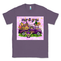 Lavender Mardi Gras with gnomes Classic Tee - NancyCooperArtShop