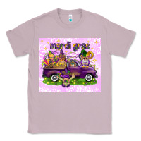 Lilac Mardi Gras with gnomes Classic Tee - NancyCooperArtShop