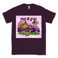 Plum Mardi Gras with gnomes Classic Tee - NancyCooperArtShop