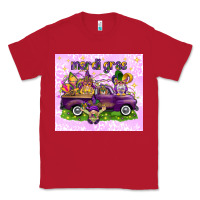 Red Mardi Gras with gnomes Classic Tee - NancyCooperArtShop
