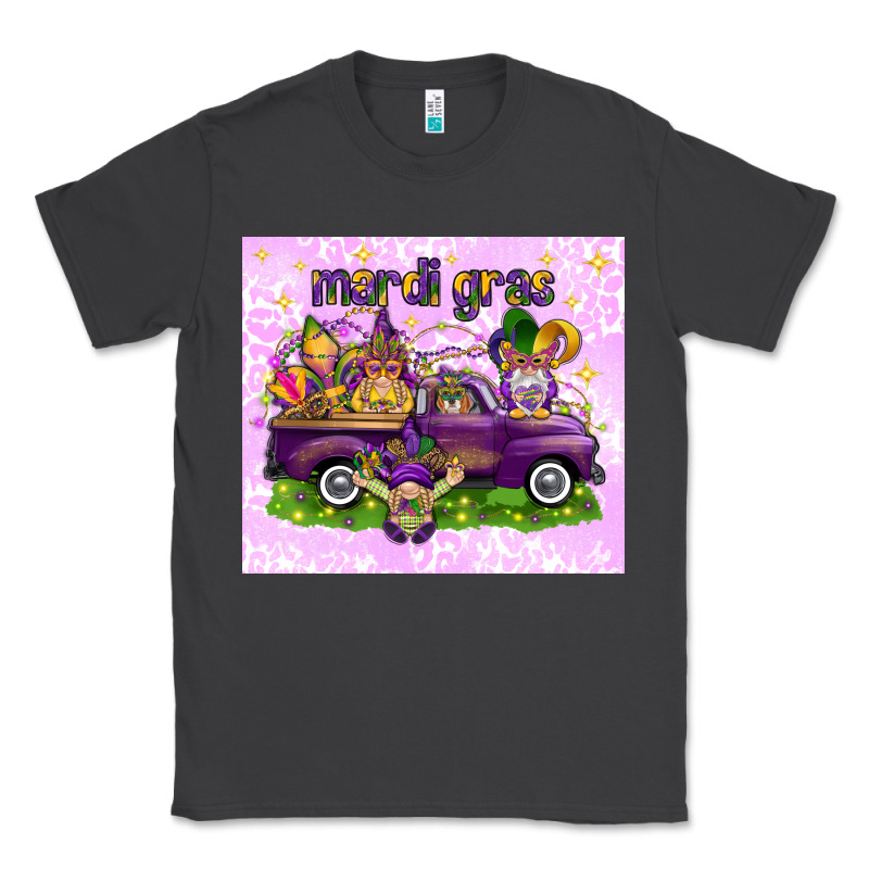 Mardi Gras With Gnomes Classic Tee by NancyCooperArtShop | Teevron