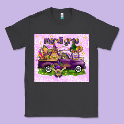 Mardi Gras With Gnomes Classic Tee Designed By Nancycooperartshop