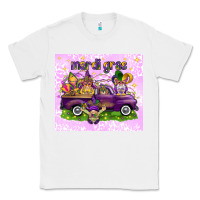 White Mardi Gras with gnomes Classic Tee - NancyCooperArtShop