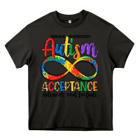 Asphalt autism acceptance Heavy Core Tee - LillyAllenDesigns