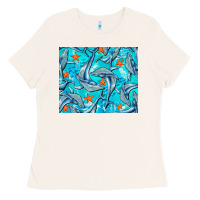 Bone humpback whale mousepad Ladies Tee - BarkalooDesign