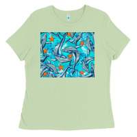 Matcha humpback whale mousepad Ladies Tee - BarkalooDesign
