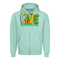 Seafoam love st patricks day Zipper Hoodie - CowhideDigitalArt