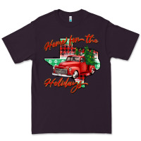 Plum home for the holidays texas Premium Tee - BarkalooDesign