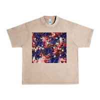American Flag Sparkly  Tumbler Urban Heavy Tee | Teevron