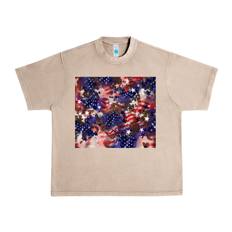 American Flag Sparkly  Tumbler Urban Heavy Tee by HowdyJamesFarm | Teevron